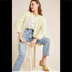 SALE NWT Anthropologie XS Larkin Shimmer Cardigan